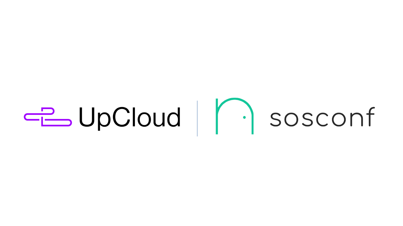 UpCloud sponsors sosconf with cloud infrastructure
